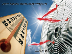 Aktív passzív hűtés hőszivattyúval