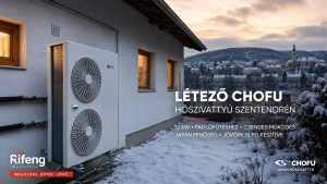 Szentendrén a jövőre is gondoltak – Chofu hőszivattyú padlófűtéshez és későbbi hűtéshez