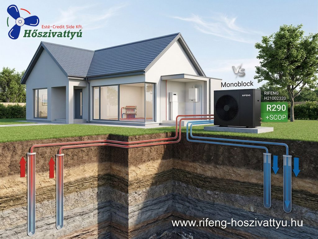 Levegő-víz vagy Víz-víz hőszivattyú? – Az igazság a megtérülésről 2026-ban