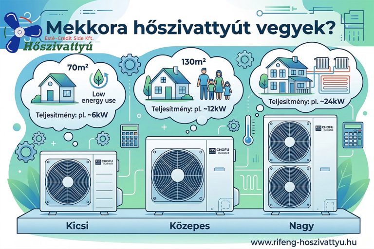 Mekkora hőszivattyú kell? – Hőszivattyú méretezés egyszerűen