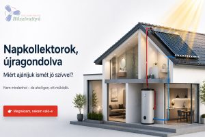 Westech vákuumcsöves napkollektor működése családi házban – melegvíz készítés folyamata