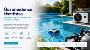 Úszómedence tisztítása - kevesebb vegyszer, tisztább víz