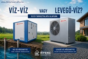 Víz-víz vagy levegő-víz hőszivattyú? Előnyök, hátrányok