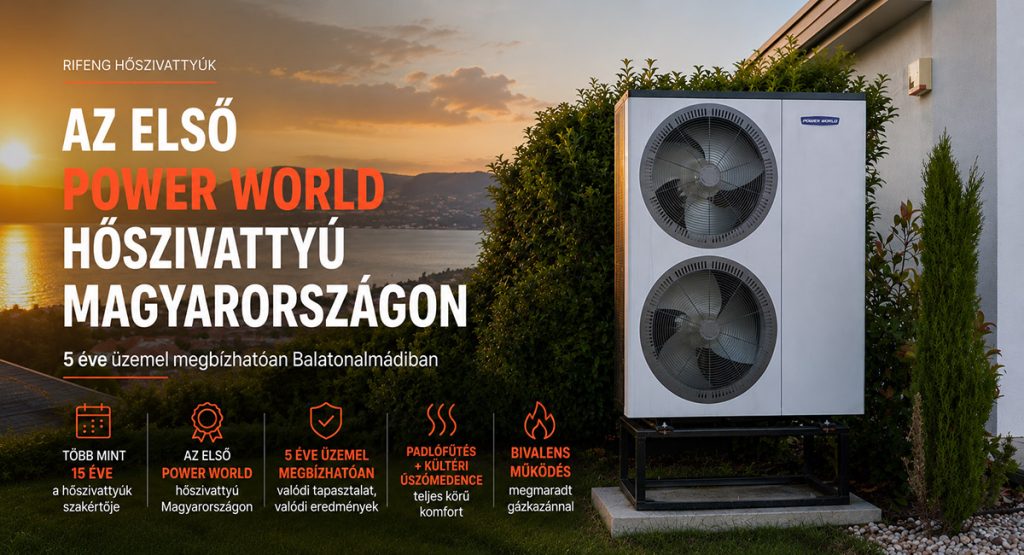 Az első Power Worls hőszivattyú beépítése Magyarországon