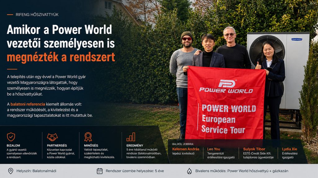Amikor a Power World vezetői személyesen is megnézték a rendszert