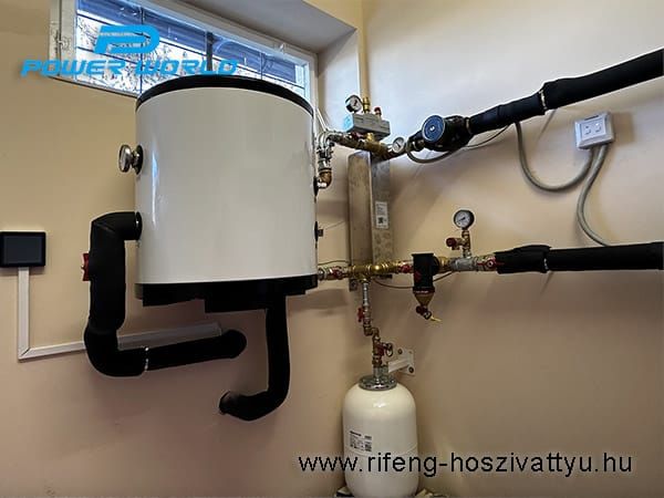 Power World hőszivattyú Edelényben hidraulikus blokk