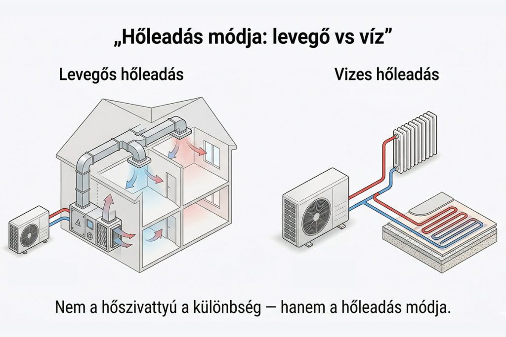 Hőleadás módja: levegő vagy víz a hőszállító?