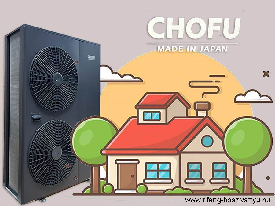 Chofu japán R290 propán hőszivattyú