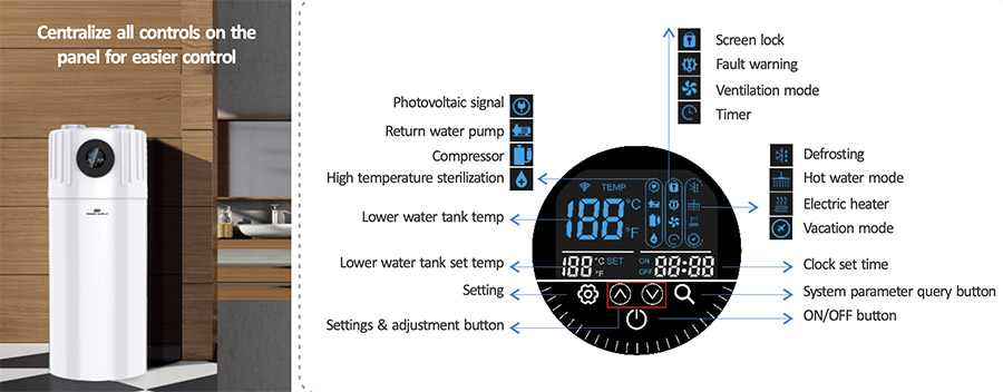 Melegvíz készítése, programozása