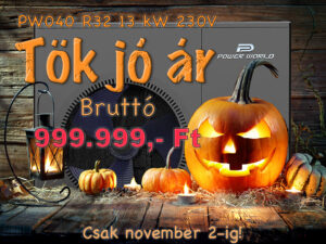 PW040nR32 hőszivattyú Tök jó áron!