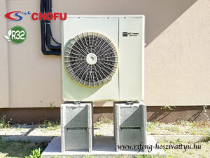 10 kW-os Chofu hőszivattyú fűti a gyöngyösi lakóházat