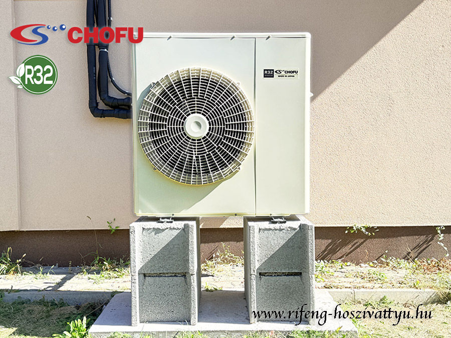 10 kW-os Chofu hőszivattyú fűti a gyöngyösi lakóházat