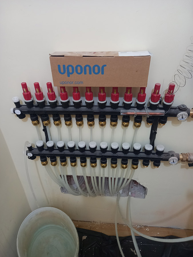 Uponor Minitec vékony padlófűtés
