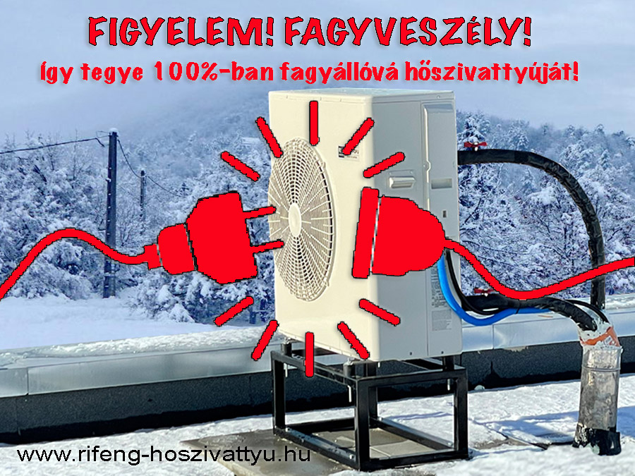 A monoblokk hőszivattyúk fagyvédelme: Így kerülje el a milliós kárt!