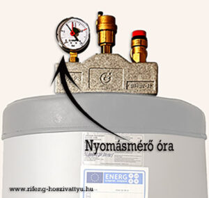 Hőszivattyú primerköri üzemi nyomás ellenőrzése