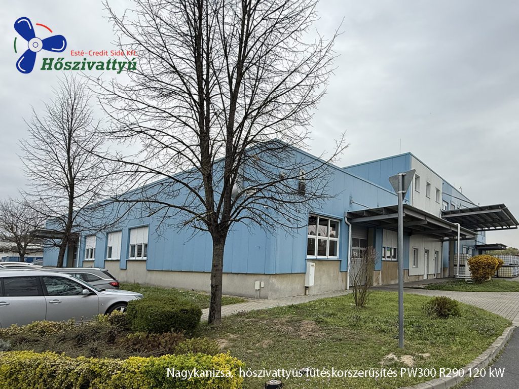 Ipari üzem Nagykanizsán – 120 kW-os Power World PW300 hőszivattyú projekt helyszíne