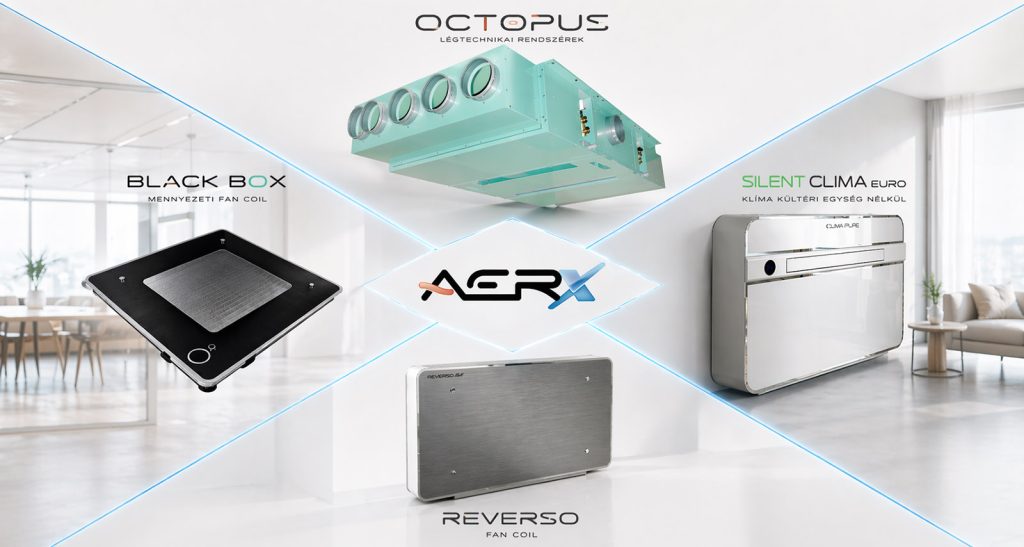 AERFOR fan coil és klíma rendszerek. Olasz formatervezés, prémium megoldások