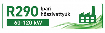 Ipari R290 hőszivattyú 60 - 120 kW