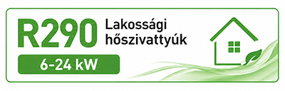 Lakossági R290 hőszivattyú 6-24 kW