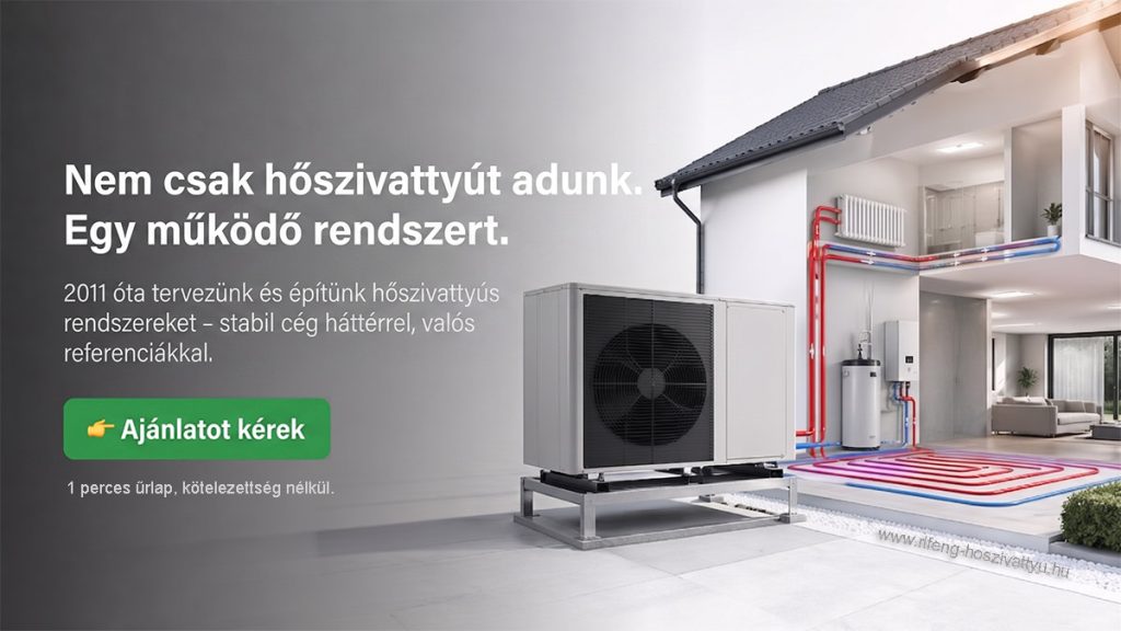 Rendszerben gondolkodunk, nem csak hőszivattyút adunk el.