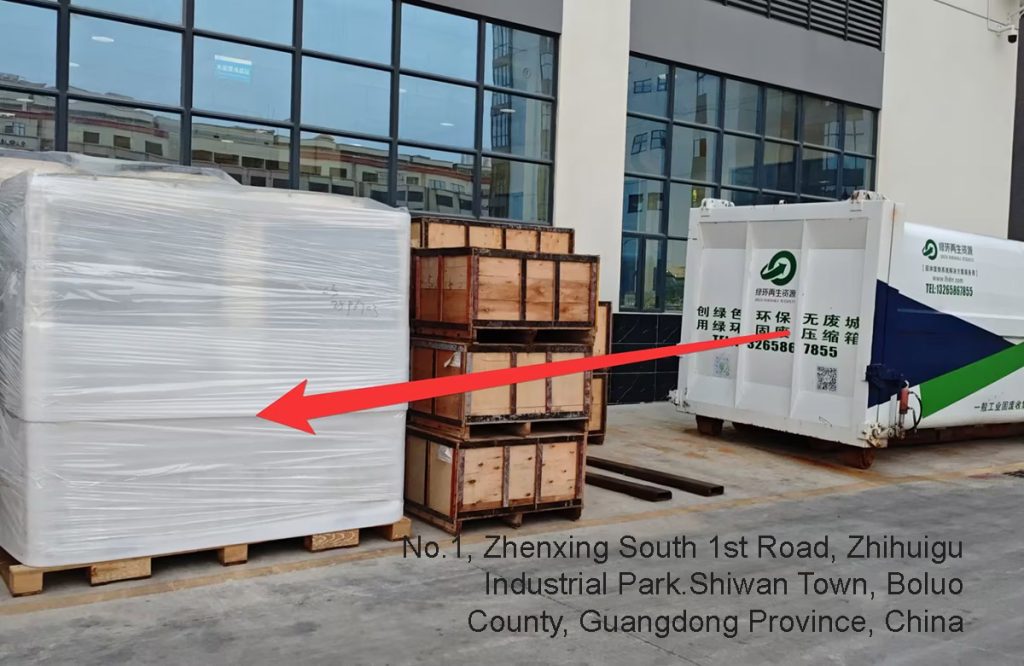 Süttőre szállításra előkészített PW250 hőszivattyú Guangdong Province-ban