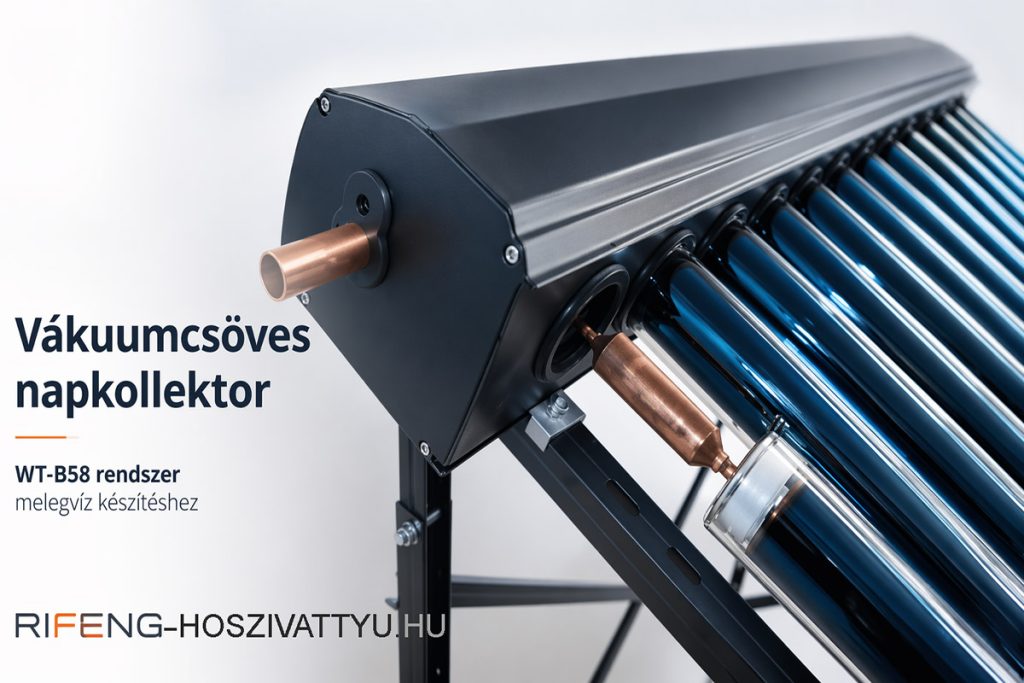 WT-B58 vákuumcsöves napkollektor a Westech kínálatában
