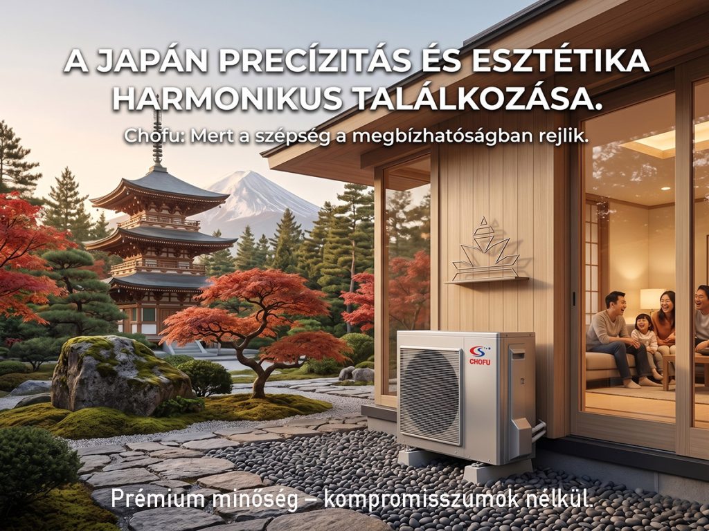 Chofu hőszivattyúk szépségversenye. Japán minőség és elegancia