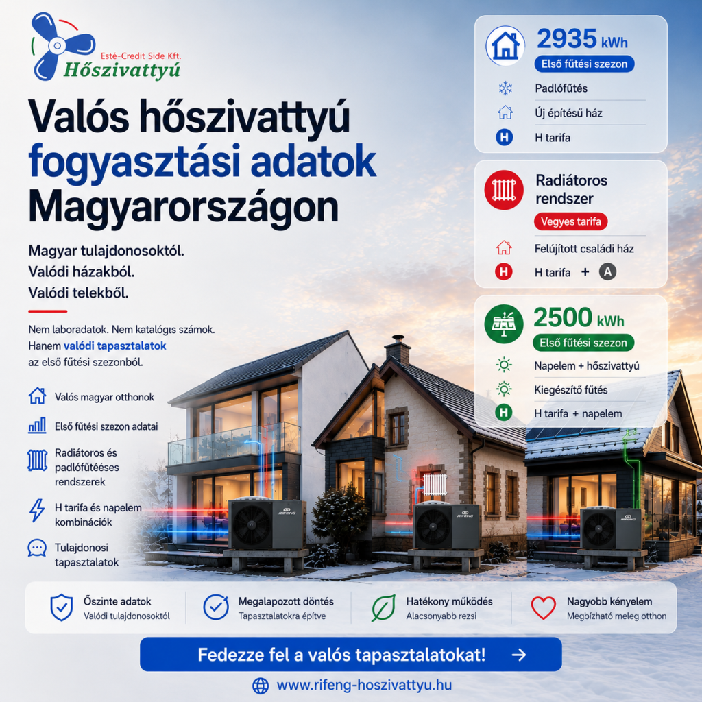 Nem katalógus adatok, Valós fogyasztások, felhasználói tapasztalatok.
