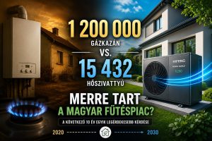 1,2 millió gázkazán és 15 432 hőszivattyú Magyarországon – a magyar fűtéspiac változása