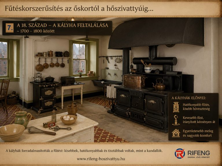 18. századi öntöttvas kályha – a kandallónál hatékonyabb fűtési megoldás a lakóházakban